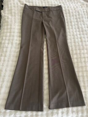 GAP Women's Taupe Flared Dress Pants